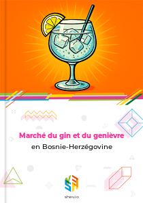 Marché du gin et du genièvre en Bosnie-Herzégovine
