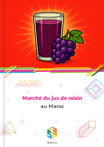 Marché du jus de raisin au Maroc