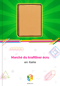Marché du kraftliner écru en Italie