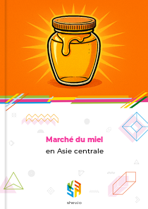 Marché du miel en Asie centrale
