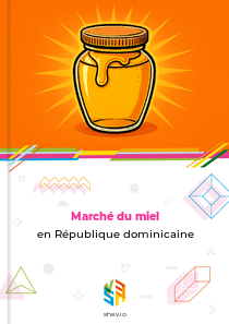 Marché du miel en République dominicaine