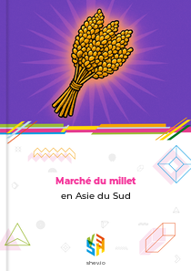 Marché du millet en Asie du Sud