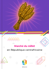 Marché du millet en République centrafricaine