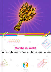 Marché du millet en République démocratique du Congo