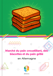Marché du pain croustillant, des biscottes et du pain grillé en Allemagne