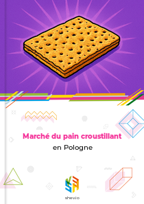 Marché du pain croustillant en Pologne