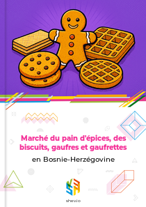 Marché du pain d'épices, des biscuits, gaufres et gaufrettes en Bosnie-Herzégovine
