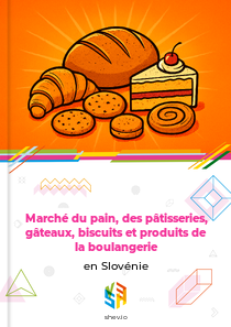 Marché du pain, des pâtisseries, gâteaux, biscuits et produits de la boulangerie en Slovénie