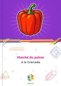 Marché du poivre à la Grenade