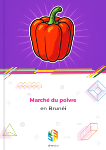 Marché du poivre en Brunéi