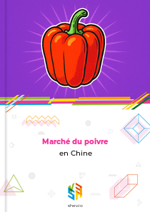 Marché du poivre en Chine