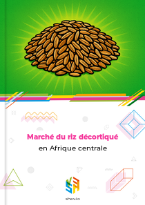 Marché du riz décortiqué en Afrique centrale