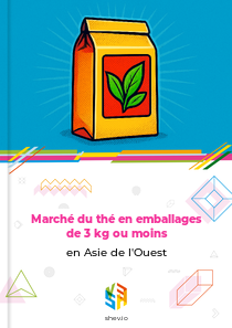 Marché du thé en emballages de 3 kg ou moins en Asie de l'Ouest
