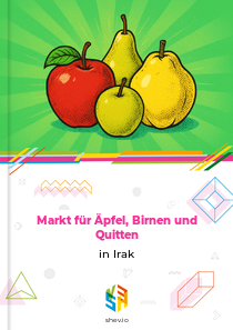 Markt für Äpfel, Birnen und Quitten in Irak