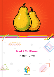 Markt für Birnen in der Türkei