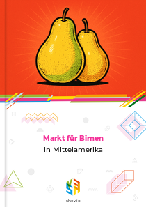 Markt für Birnen in Mittelamerika
