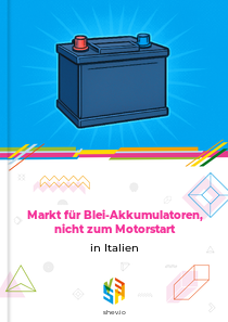 Markt für Blei-Akkumulatoren, nicht zum Motorstart in Italien