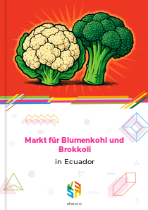 Markt für Blumenkohl und Brokkoli in Ecuador