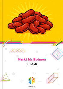 Markt für Bohnen in Mali