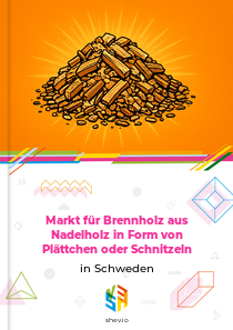 Markt für Brennholz aus Nadelholz in Form von Plättchen oder Schnitzeln in Schweden