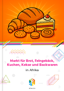 Markt für Brot, Feingebäck, Kuchen, Kekse und Backwaren in Afrika