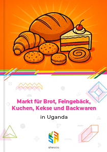 Markt für Brot, Feingebäck, Kuchen, Kekse und Backwaren in Uganda