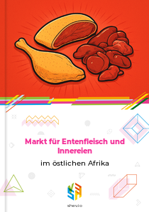 Markt für Entenfleisch und Innereien im östlichen Afrika