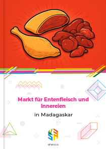 Markt für Entenfleisch und Innereien in Madagaskar