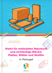 Markt für entrindeten Naturkork und rechteckige Blöcke, Platten, Blätter und Streifen in Portugal