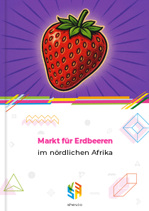 Markt für Erdbeeren im nördlichen Afrika