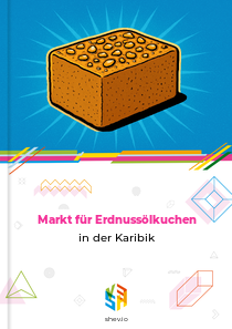 Markt für Erdnussölkuchen in der Karibik