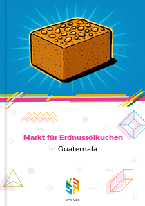 Markt für Erdnussölkuchen in Guatemala