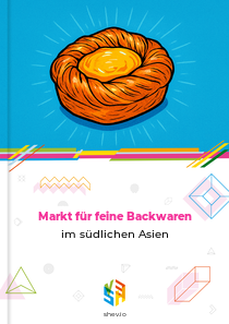 Markt für feine Backwaren im südlichen Asien