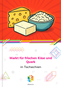 Markt für frischen Käse und Quark in Tschechien