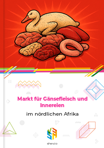 Markt für Gänsefleisch und Innereien im nördlichen Afrika