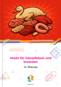 Markt für Gänsefleisch und Innereien in Macao