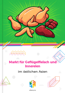 Markt für Geflügelfleisch und Innereien im östlichen Asien