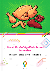 Markt für Geflügelfleisch und Innereien in São Tomé und Príncipe