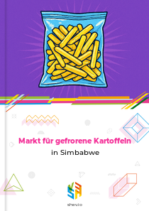 Markt für gefrorene Kartoffeln in Simbabwe