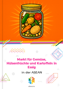 Markt für Gemüse, Hülsenfrüchte und Kartoffeln in Essig in der ASEAN