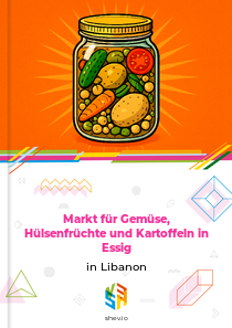 Markt für Gemüse, Hülsenfrüchte und Kartoffeln in Essig in Libanon