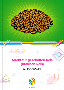 Markt für geschälten Reis (braunen Reis) in ECOWAS