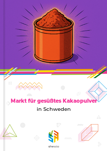 Markt für gesüßtes Kakaopulver in Schweden