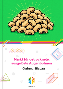 Markt für getrocknete, ausgelöste Augenbohnen in Guinea-Bissau