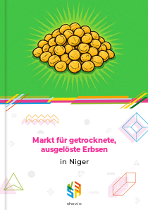 Markt für getrocknete, ausgelöste Erbsen in Niger