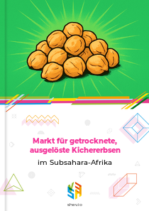Markt für getrocknete, ausgelöste Kichererbsen im Subsahara-Afrika