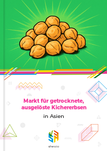 Markt für getrocknete, ausgelöste Kichererbsen in Asien