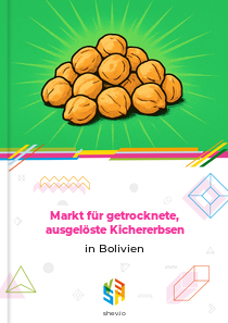 Markt für getrocknete, ausgelöste Kichererbsen in Bolivien