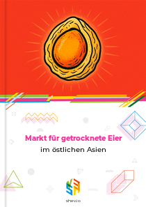 Markt für getrocknete Eier im östlichen Asien