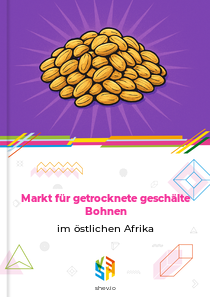 Markt für getrocknete geschälte Bohnen im östlichen Afrika